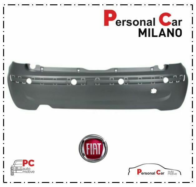 PARAURTI FIAT PANDA POSTERIORE POST CON PRIMER VERNICIABILE DAL 2003 AL 2011