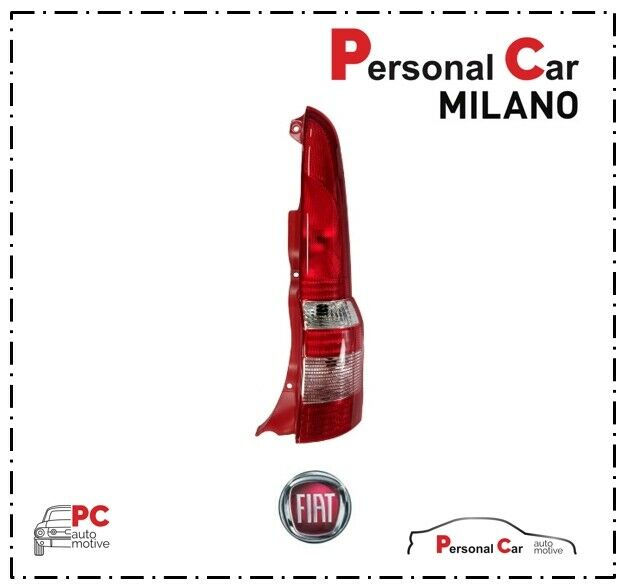 FANALE FARO FIAT PANDA POSTERIORE POST DESTRO DX CORPO ROSSO DAL 2003 AL 2011