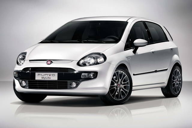 COPPIA PROIETTORE FARO FIAT PUNTO EVO / PUNTO ANT NERO EST NERO DAL 2009 AL 2017